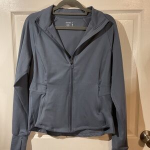 NWOT Women’s Jockey Tulip Hem Yoga Jacket in Fog Gray